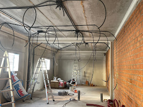 Cableado eléctrico de techo en reforma en Mérida